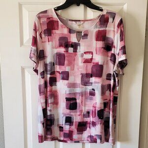 Allison Daley Womens Top Blouse Shirt Size Large